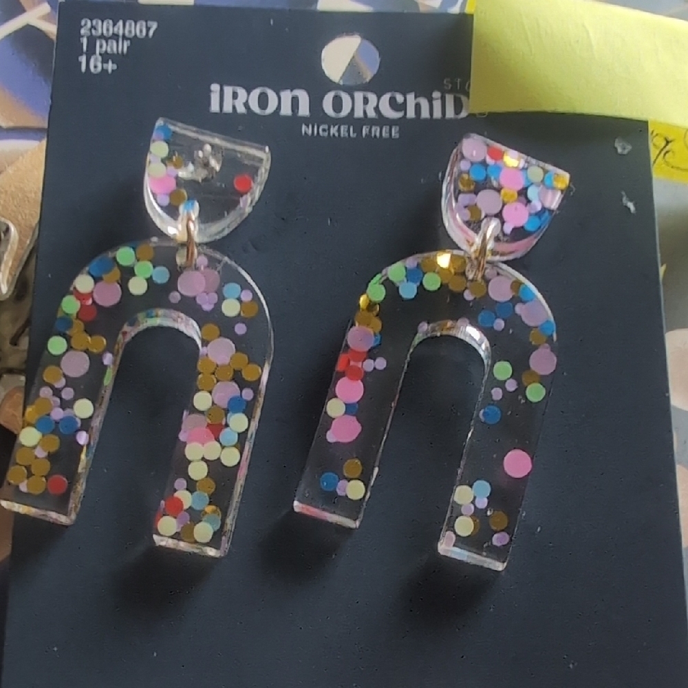 Iron Orchid Studio Confetti EarringsThese New With Tags (NWT) Iron Orchid Stud